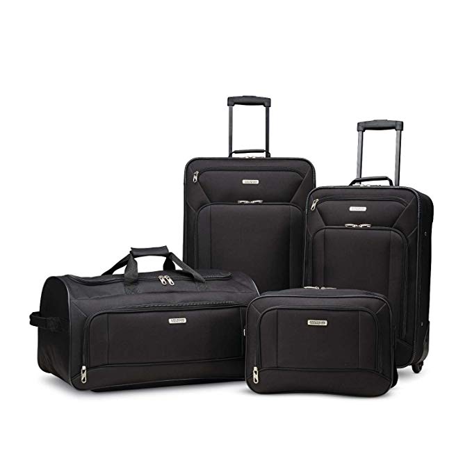 4-PIECE AMERICAN TOURISTER FIELDBROOK LUGGAGE SET FOR $59.99