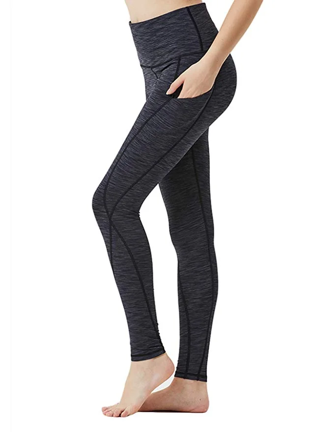 WOMENS HIGH WAISTED YOGA PANTS WITH POCKETS FOR $9.99