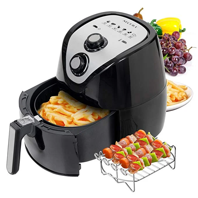 1,500W LARGE CAPACITY 3.2-LITER AIR FRYER FOR $47.99