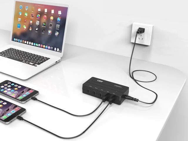 5-USB PORT 30W AC OUTLET CHARGER FOR $6.99