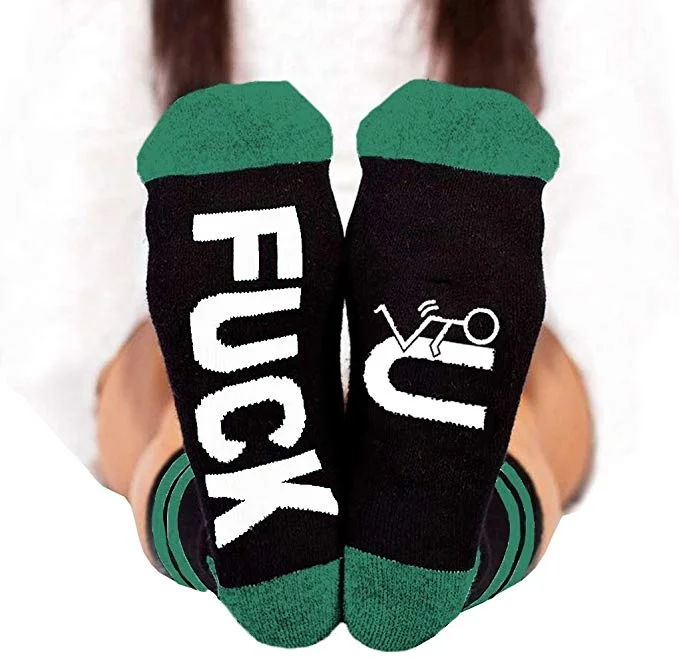 F*#K YOU NOVELTY SOCKS FOR $3.99