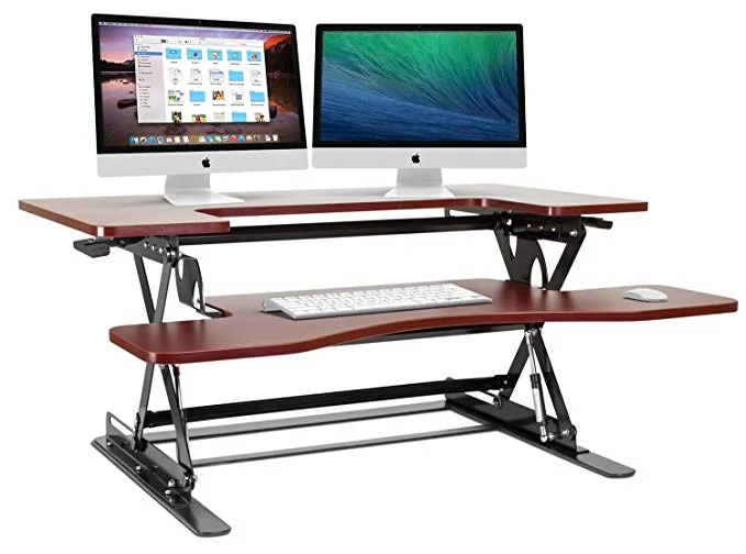 PREASSEMBLED ADJUSTABLE HEIGHT SIT/STAND DESK FOR $91.19