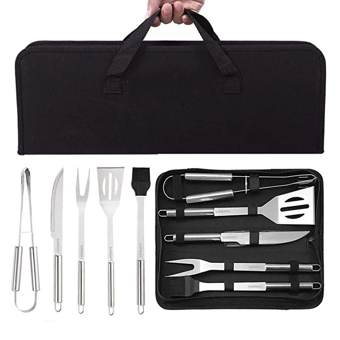 BBQ GRILL TOOLS SET WITH CARRYING CASE FOR $9.99