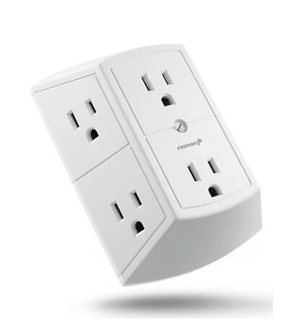 3-SIDED 6-AC OUTLET GROUNDED INDOOR WALL TAP ADAPTER FOR $8.99