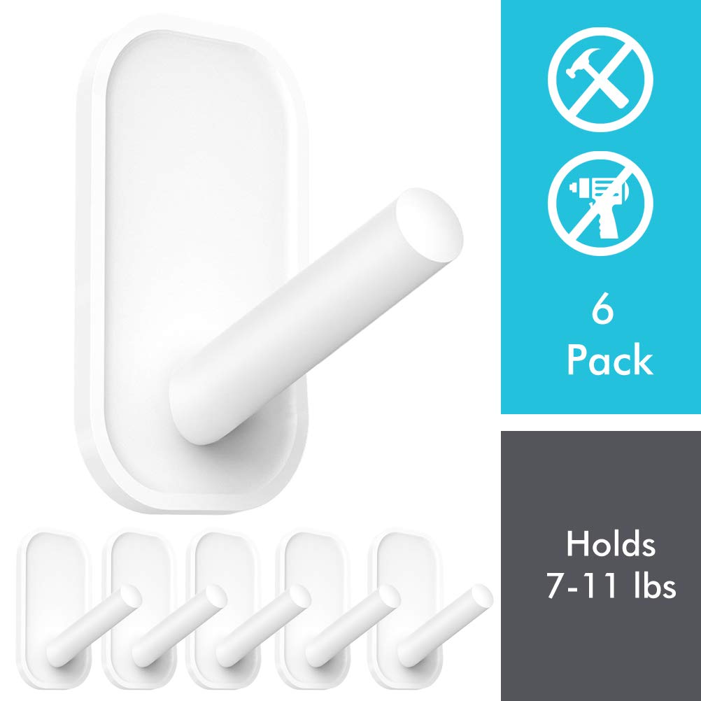 HEAVY DUTY ADHESIVE WALL HOOKS FOR $3.00