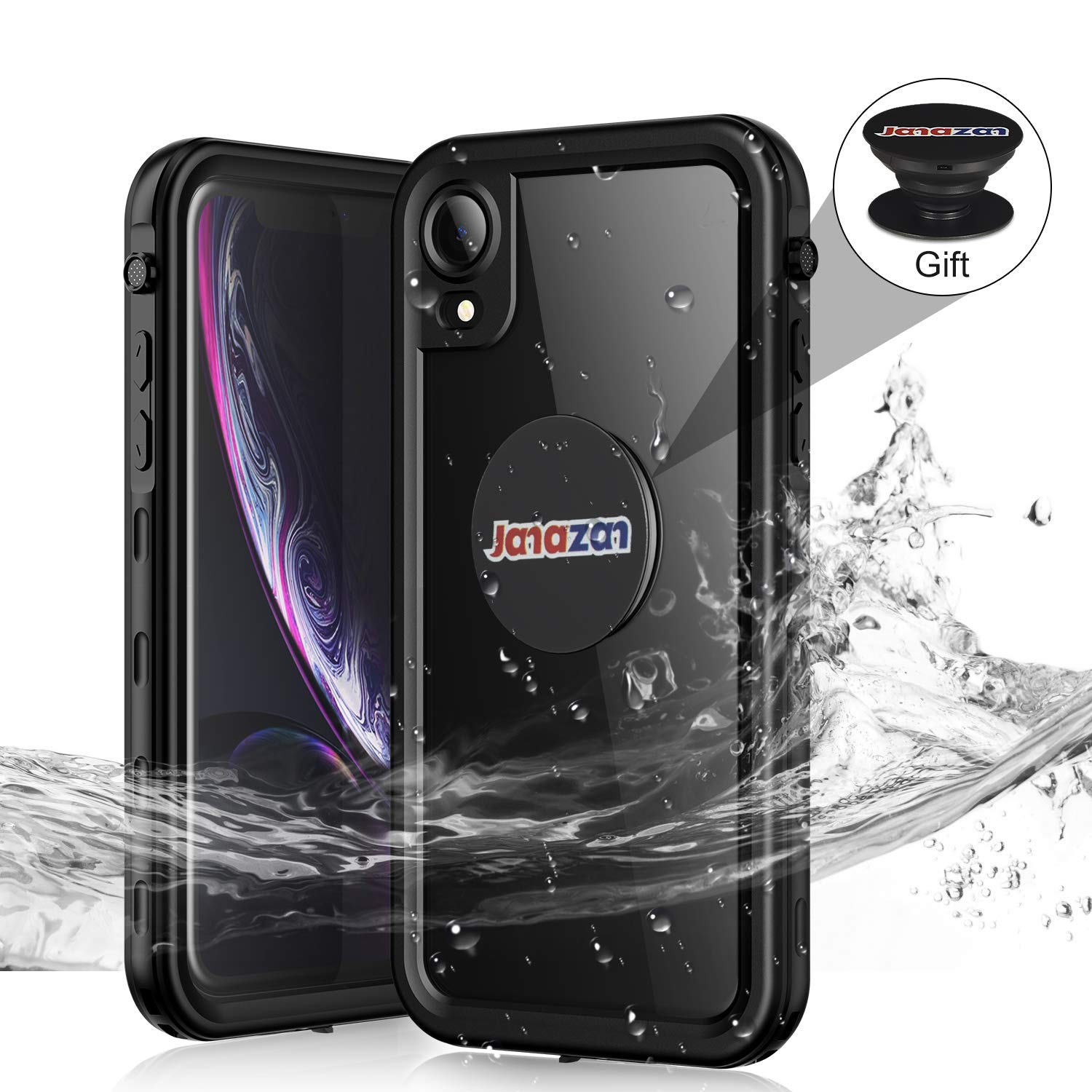 WATERPROOF IPHONE XR CASE WITH KICKSTAND FOR $6.30