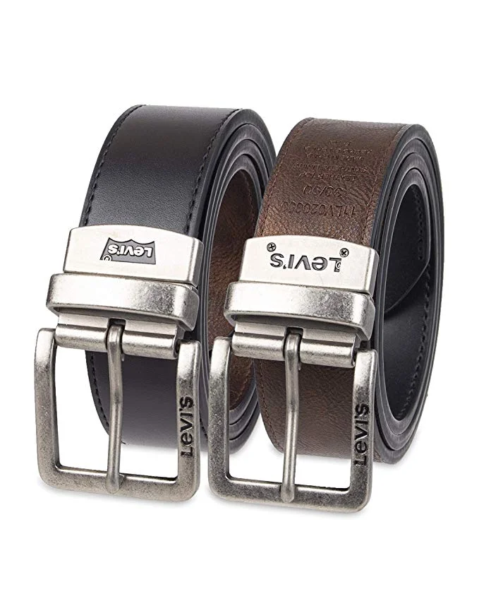 LEVI'S MEN'S REVERSIBLE CASUAL JEAN BELTS FOR $14.99
