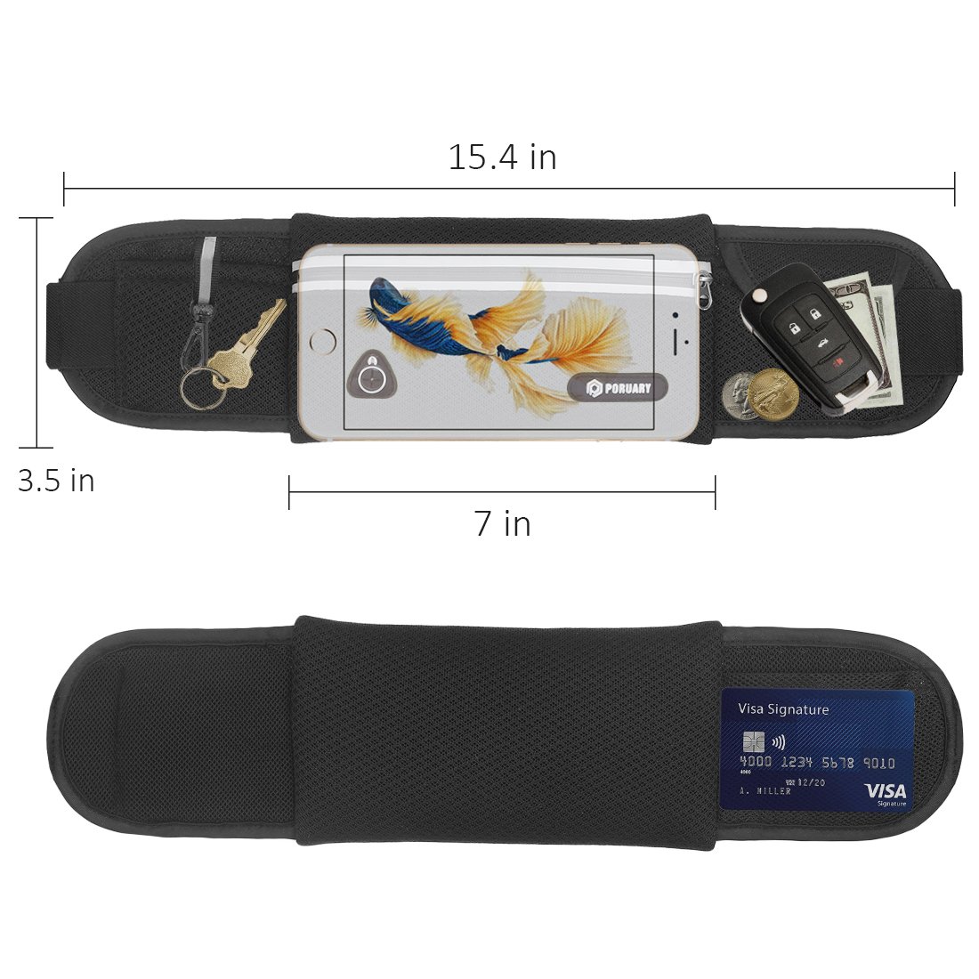 RUNNING WAIST BELT / FANNY PACK FOR $4.60