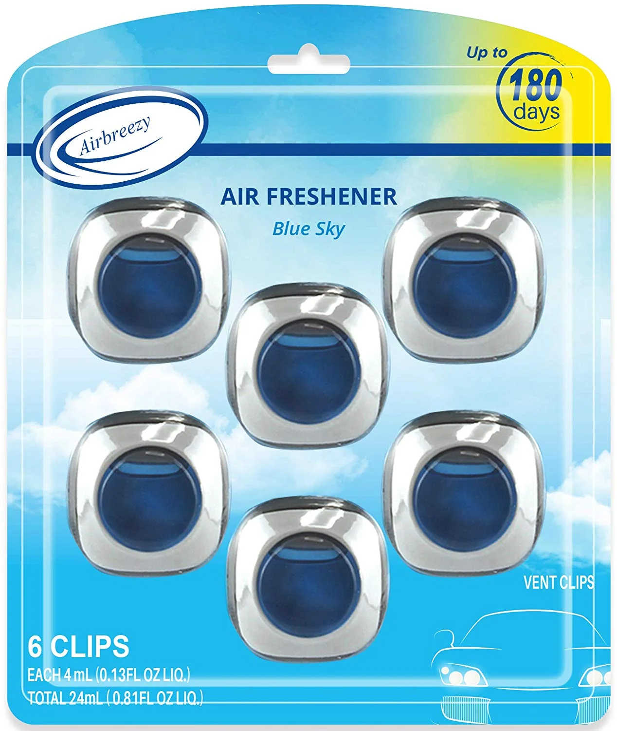 6 CAR FRESHENER VENT CLIPS FOR $12.59