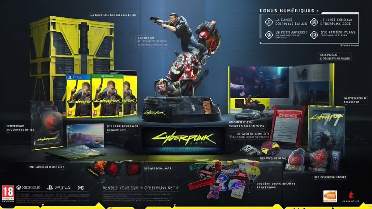 CYBERPUNK 2077 - PLAYSTATION 4 COLLECTOR’S EDITION FOR $249.99
