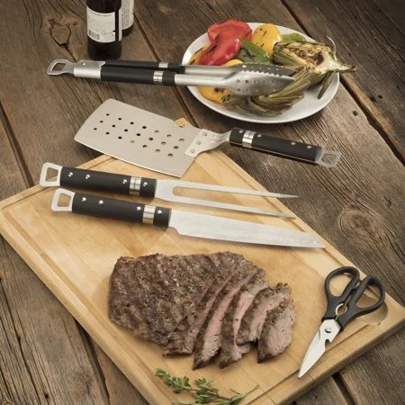 CUISINART CHEF CLASSIC 5-PIECE GRILL SET FOR $14.99