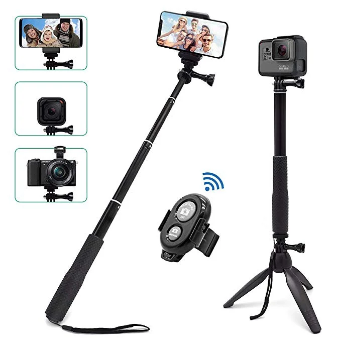 3-IN-1 EXTENDABLE SELFIE STICK / TRIPOD FOR $9.99