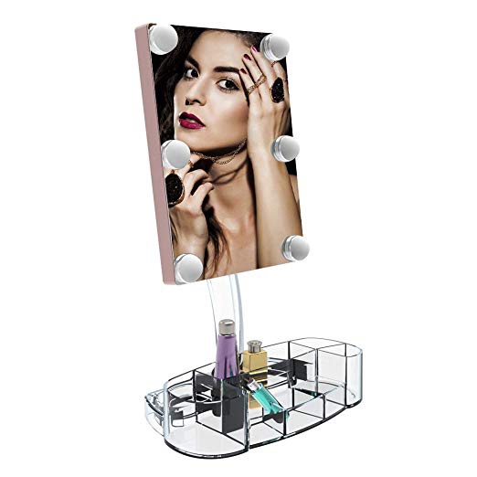 PROFESSIONAL MAKEUP VANITY MIRROR WITH LED LIGHTS FOR $16.51