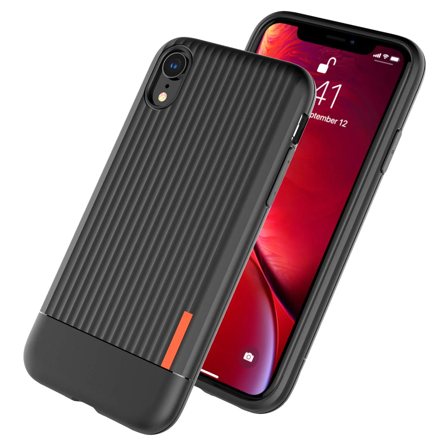 SOFT TPU SHOCK RESISTANT NON-SLIP STRIPE TEXTURE IPHONE CASE FOR $2.00