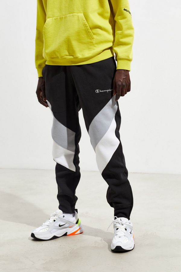 CHAMPION REVERSE WEAVE COLORBLOCK TRACK PANTS FOR $19.99