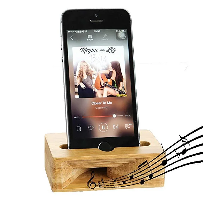UNIVERSAL BAMBOO CELL PHONE STAND FOR $5.93