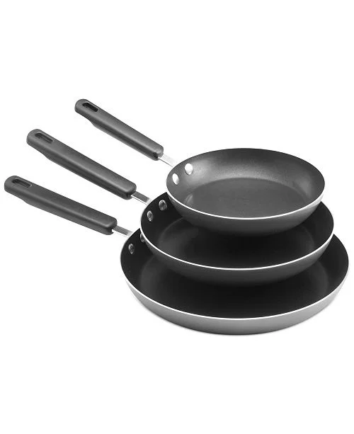SET OF 3 FARBERWARE NONSTICK FRY PANS FOR $9.96