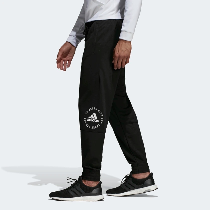 ADIDAS SPORT LOGO JOGGERS FOR $22.40