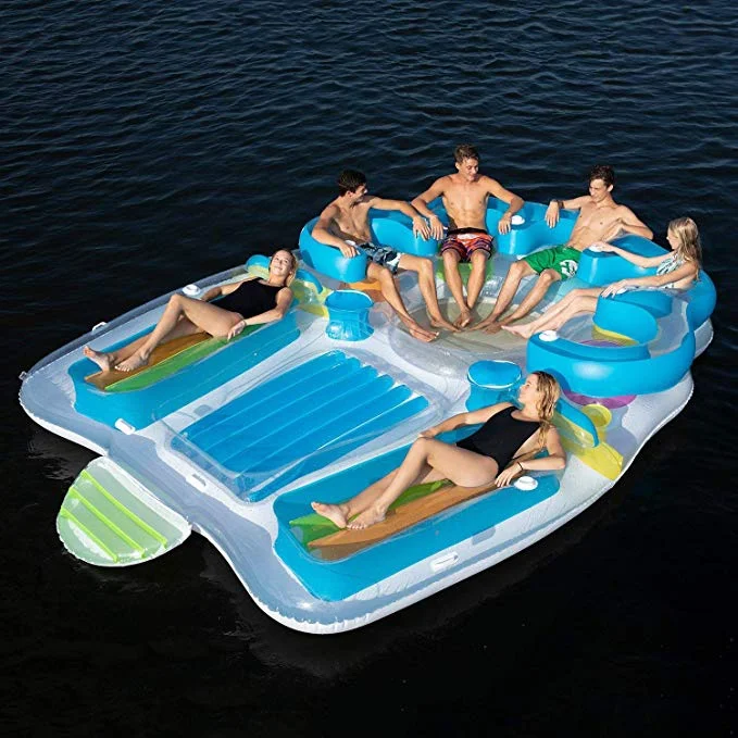 7-PERSON TROPICAL TAHITI FLOATING ISLAND FOR $159.77