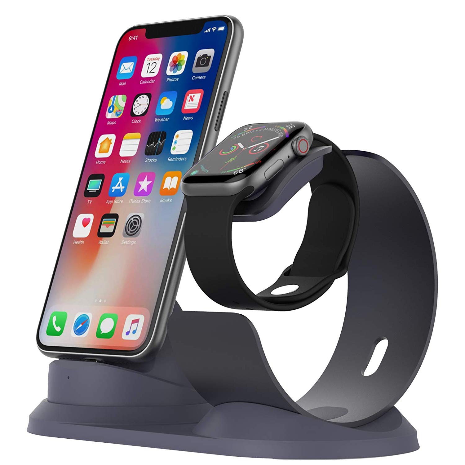 2-IN-1 IPHONE &amp; APPLE WATCH CHARGING STAND FOR $9.09