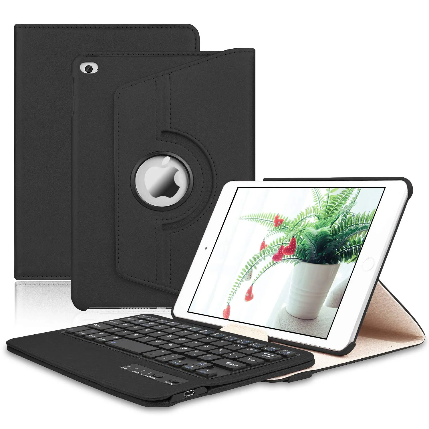 IPAD MINI 360-DEGREE ROTATING CASE WITH DETACHABLE KEYBOARD FOR $6.00