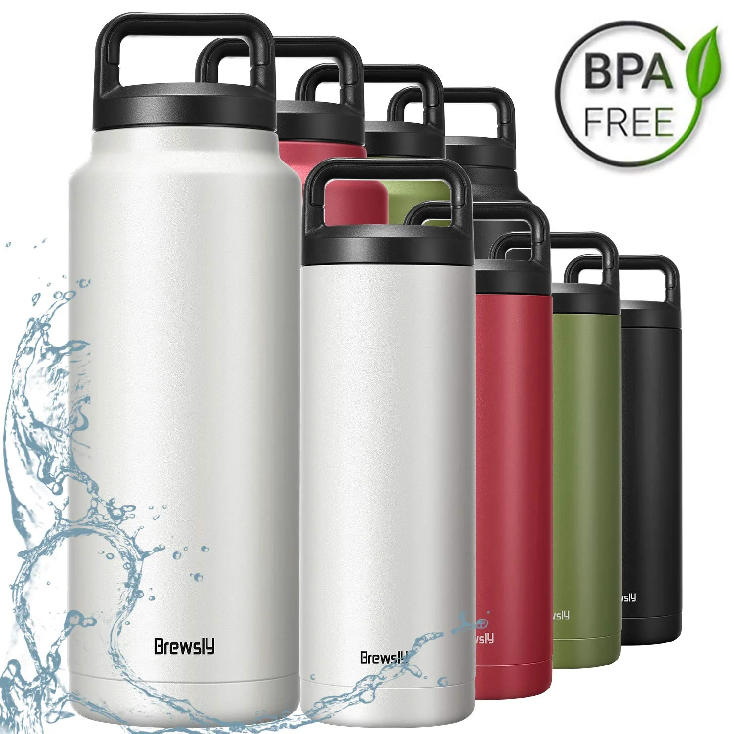 VACUUM INSULATED STAINLESS WATER BOTTLES FOR $7.99