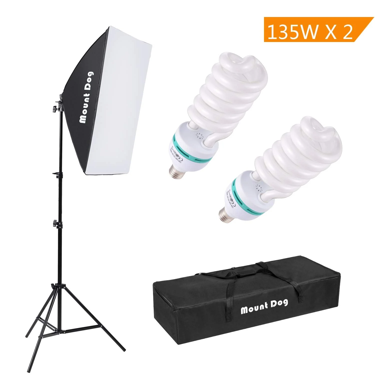 1350W PHOTOGRAPHY CONTINUOUS SOFTBOX LIGHTING KIT FOR $26.99