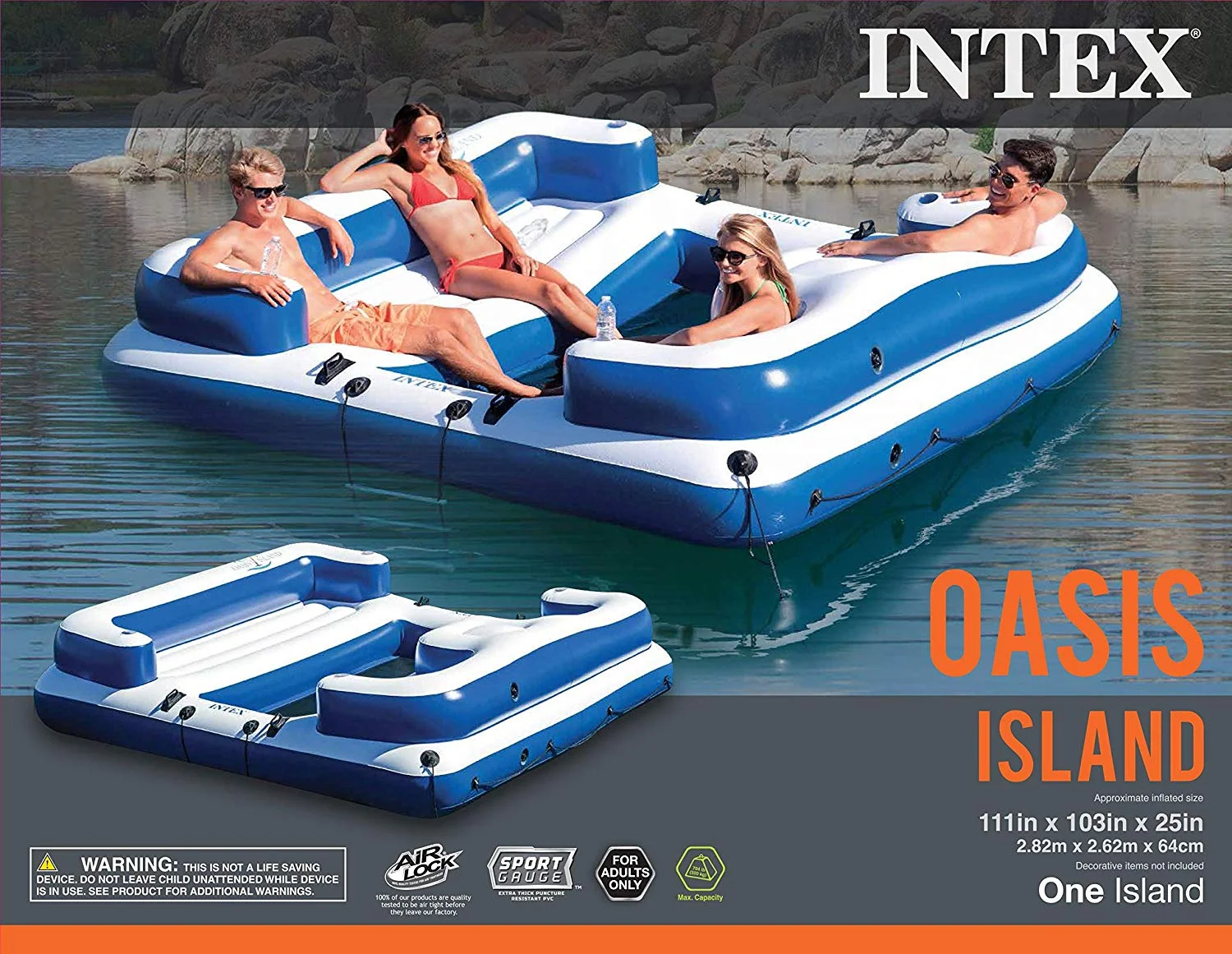 INTEX OASIS ISLAND FOR $79.99
