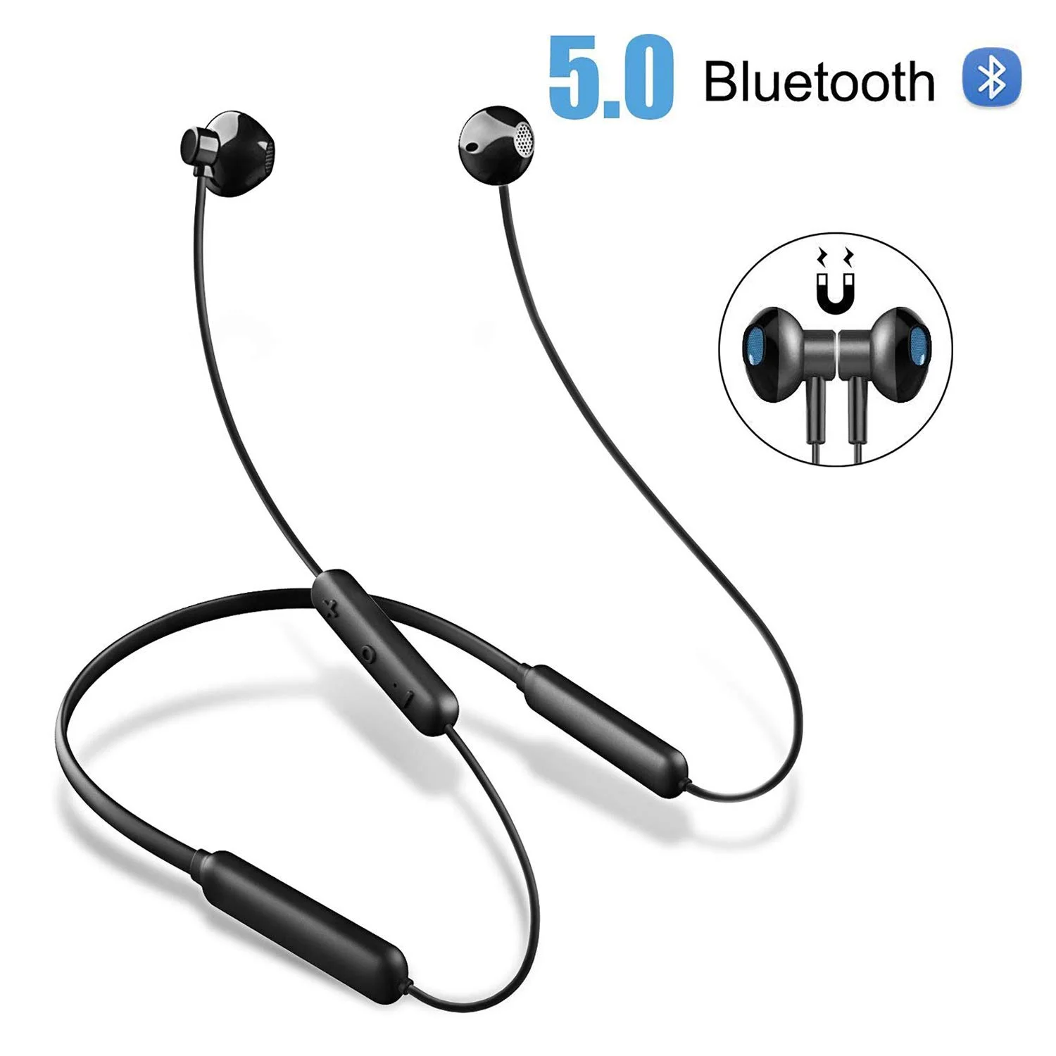 BLUETOOTH WIRELESS EARBUDS WITH NECKBAND FOR $11.39