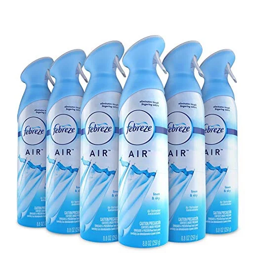 6 PACK OF FEBREZE AIR EFFECT AIR FRESHENER - LINEN &amp; SKY FOR $7.39