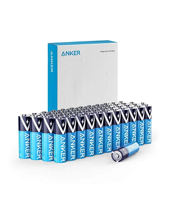 48 PACK OF ANKER ALKALINE LONG-LASTING DOUBLE A BATTERIES FOR $13.99