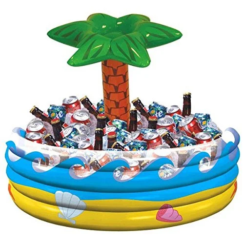 PALM TREE OASIS INFLATABLE PARTY COOLER FOR $12.98