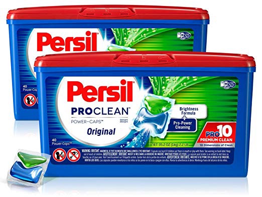 80 PACK OF PERSIL PROCLEAN POWERCAPS LAUNDRY DETERGENT FOR $15.22