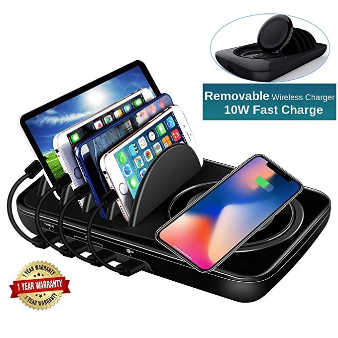WIRELESS CHARGING DOCK + ORGANIZER STATION FOR $20.24