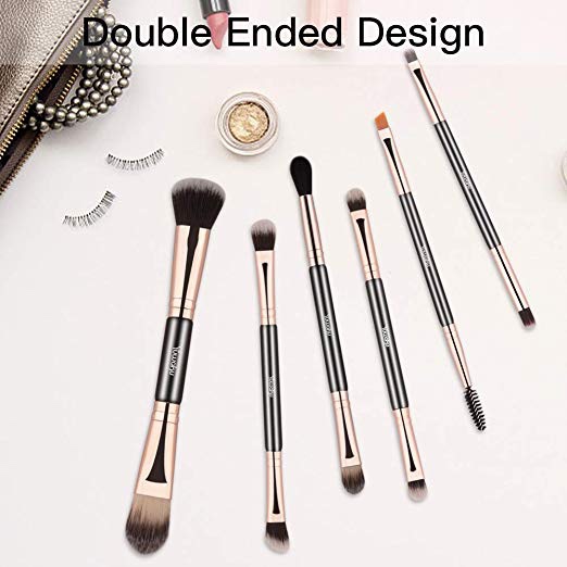 6-PIECE DOUBLE ENDED MAKEUP BRUSHES FOR $4.19