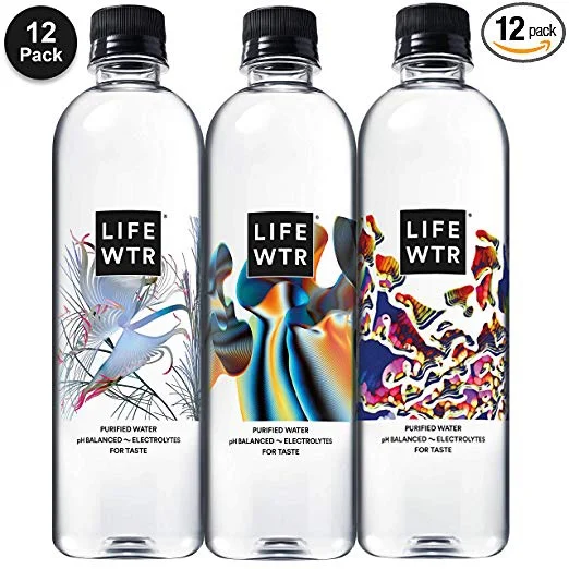 12 PACK OF LIFEWTR PREMIUM PURIFIED WATER FOR $10.43
