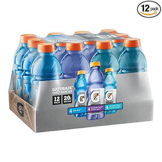 12 PACK OF GATORADE FROST THIRST QUENCHER VARIETY PACK FOR $7.80