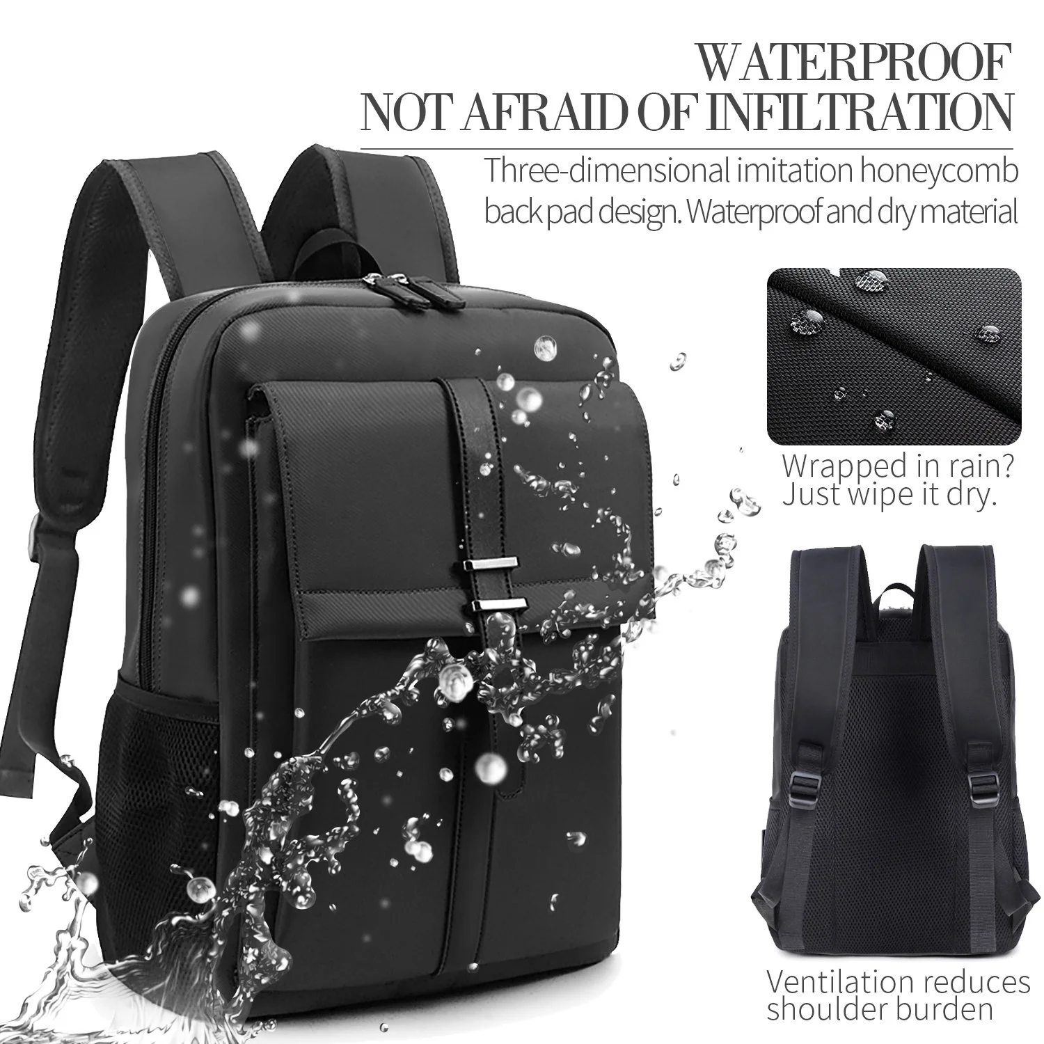 WATERPROOF LAPTOP BACKPACK FOR $11.49