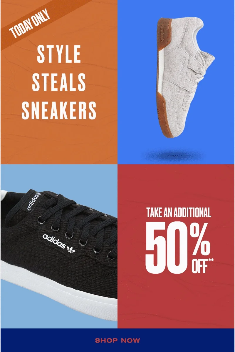 PACSUN SNEAKER FLASH SALE: 50% OFF ALL SNEAKERS