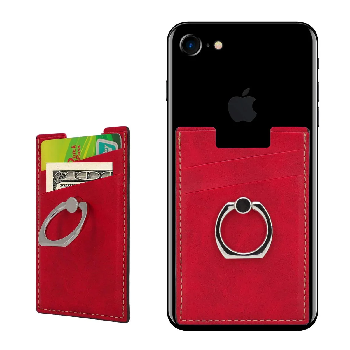 PHONE WALLET CARD HOLDER WITH RING GRIP STAND FOR $4.49
