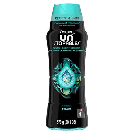 20.1OZ BOTTLE OF DOWNY UNSTOPABLES IN-WASH SCENT BOOSTER BEADS FOR $8.37