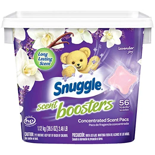 56 COUNT OF LAVENDER JOY SNUGGLE LAUNDRY SCENT BOOSTERS CONCENTRATED SCENT PACS&nbsp;FOR $5.30