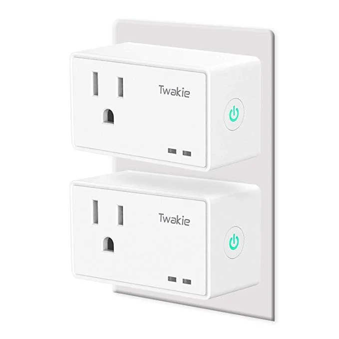2 PACK OF SMART HOME WI-FI OUTLET ADAPTERS FOR $10.99