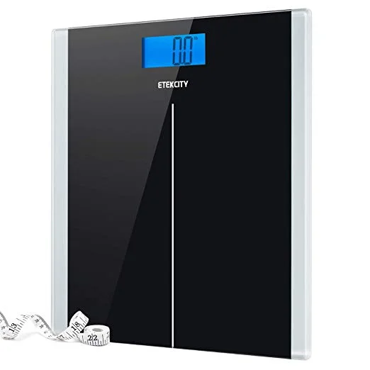 DIGITAL BODY WEIGHT SCALE + BODY TAPE MEASURE FOR $16.97