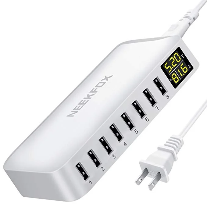 8-PORT USB CHARGING STATION FOR $13.19