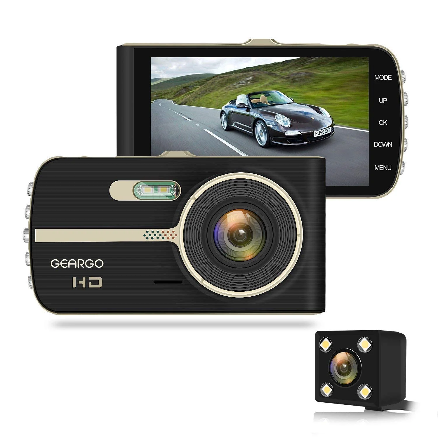 4-INCH DISPLAY 1080P HD OVERHEAD DASH CAM FOR $13.30