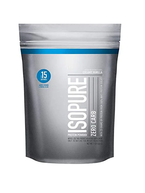 1-POUND OF ISOPURE ZERO CARB CREAMY VANILLA PROTEIN POWDER FOR $10.18