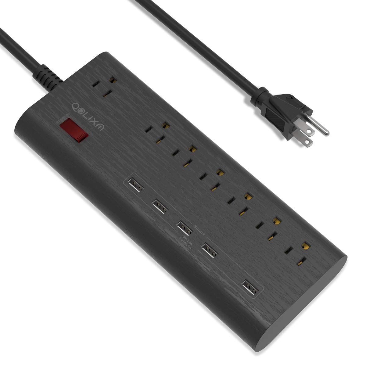 SURGE PROTECTOR WITH 7-AC OUTLETS &amp; 5-USB PORTS FOR $11.69