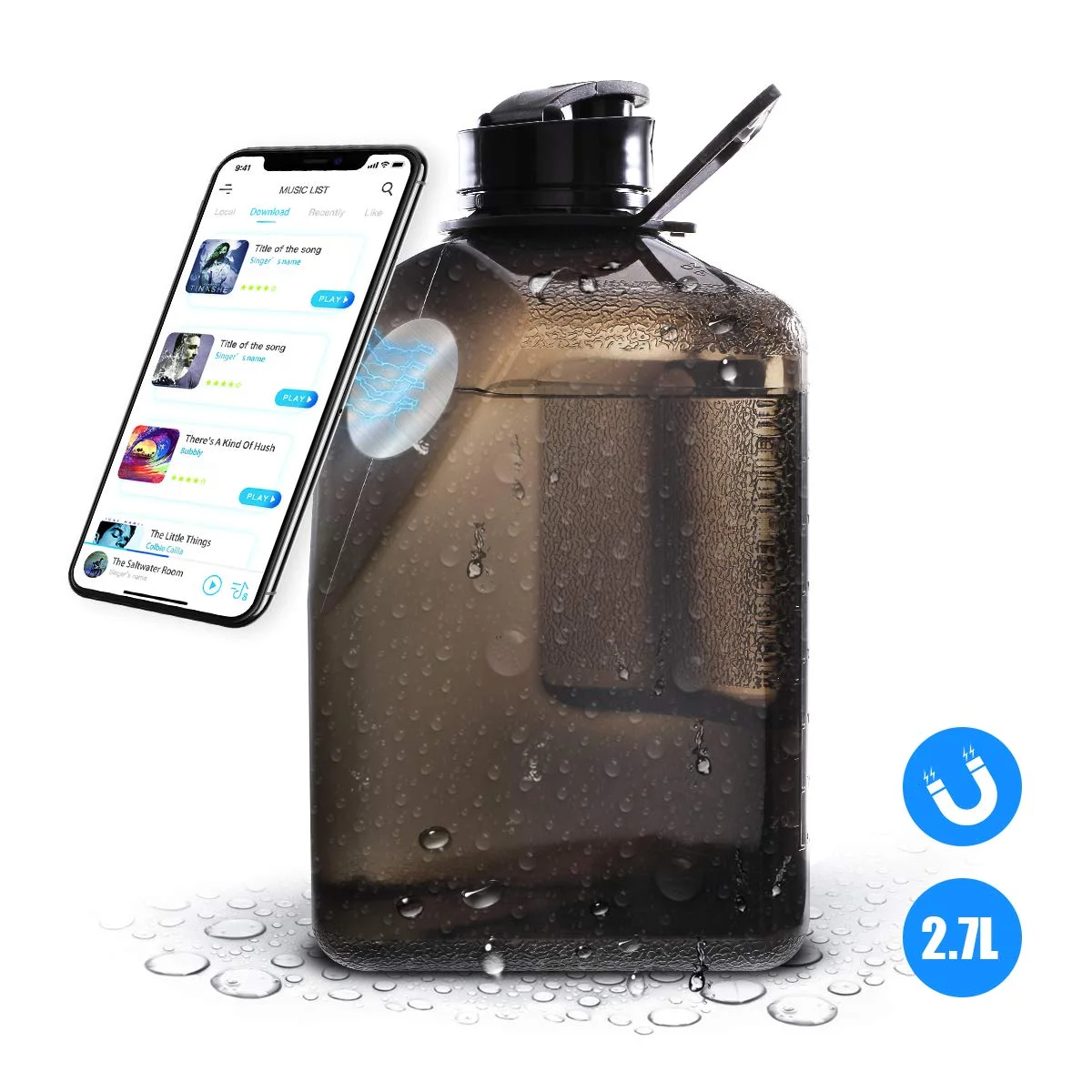 90 OZ LARGE CAPACITY PORTABLE SPORTS WATER&nbsp;FOR $8.49