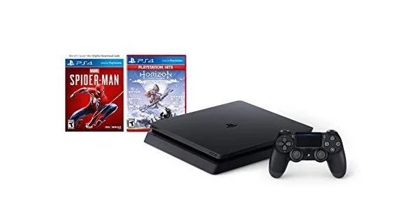 PLAYSTATION 4 SLIM 1TB + MARVEL’S SPIDER-MAN + HORIZON ZERO DAWN COMPLETE EDITION BUNDLE FOR $249.99